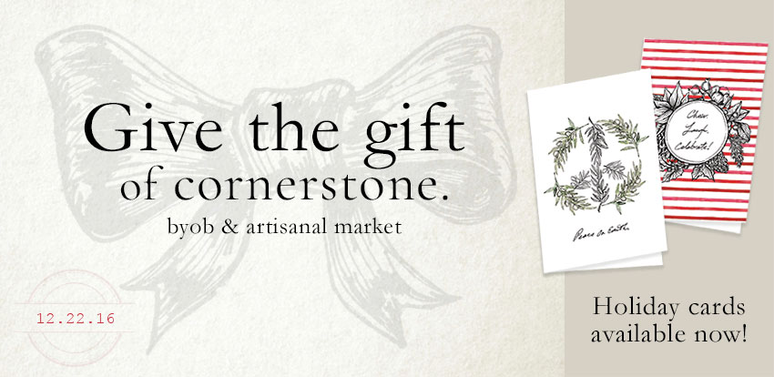 Give the gift of Cornerstone