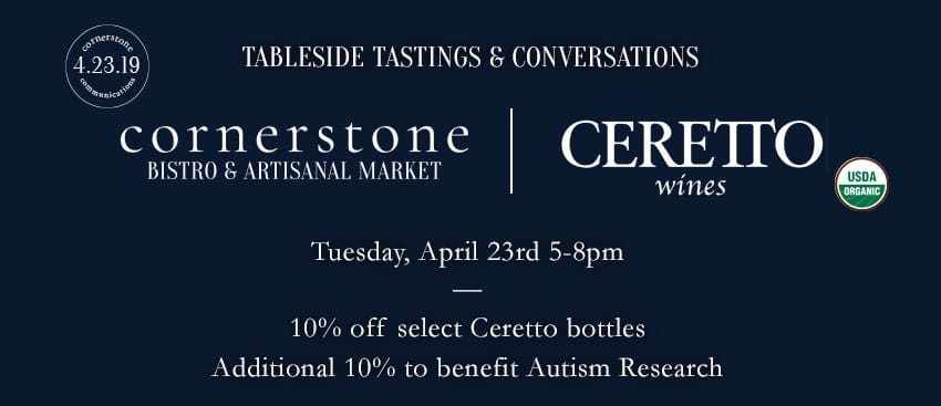 tableside tastings with ceretto