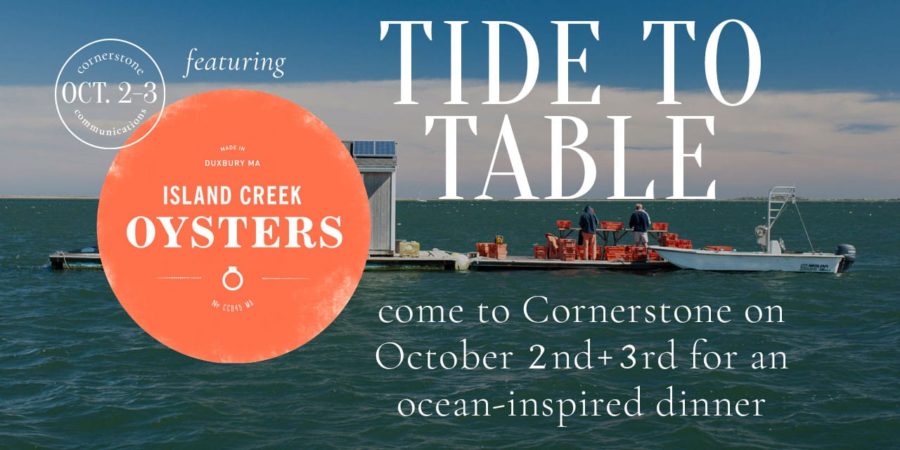 tide to table with island creek