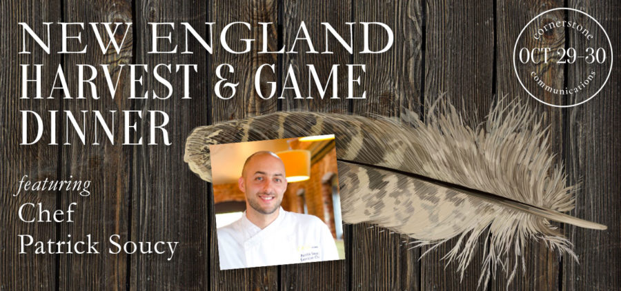 new england harvest and game dinner