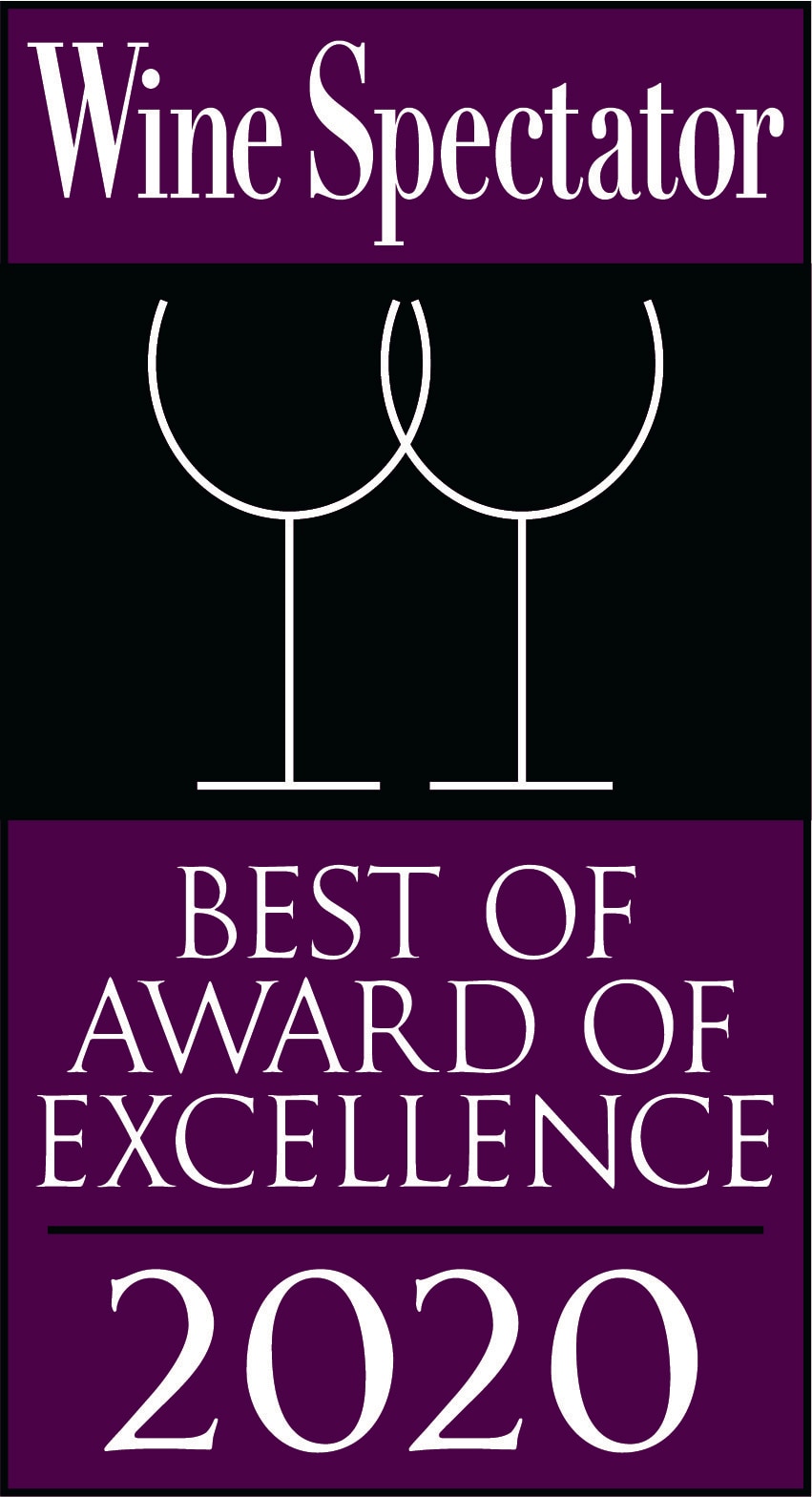 Wine Spectator Best of Award of Excellence 2020